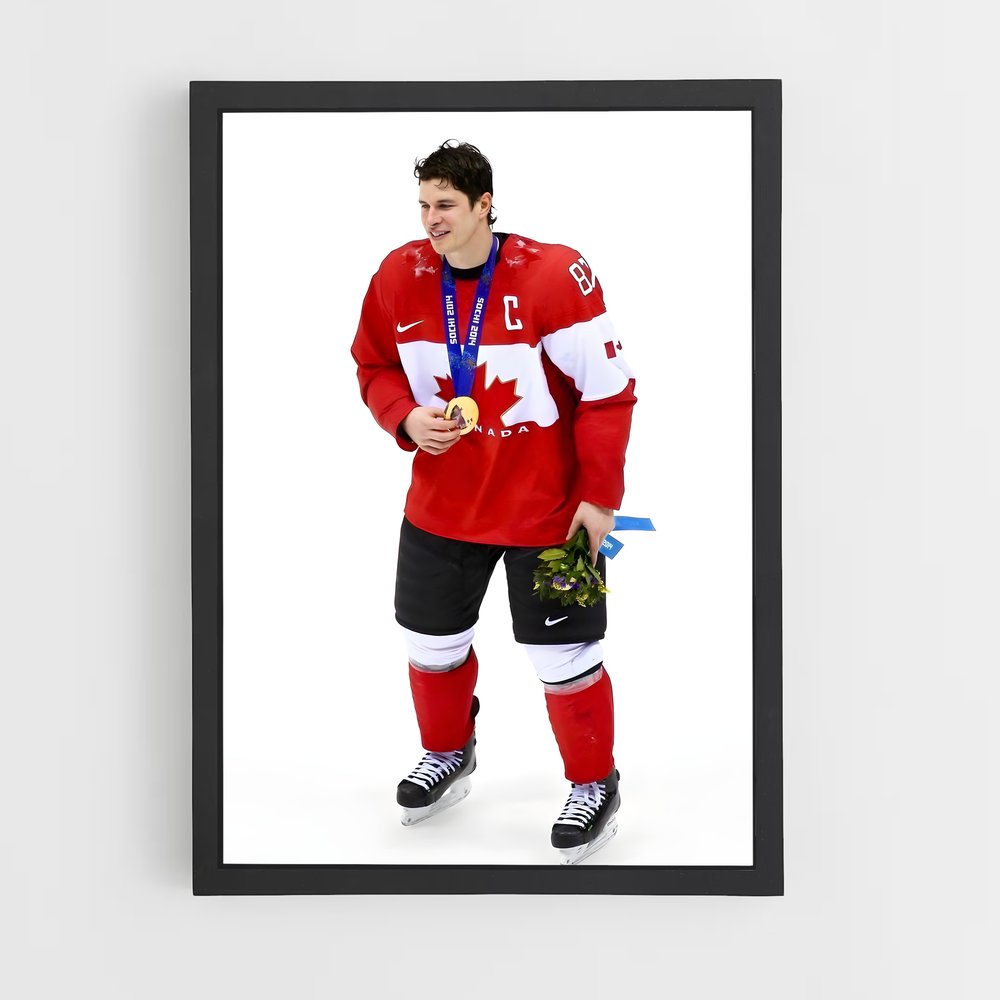 Poster Le Médaillé de la Glace – affiche Hockey sur glace (vue 2)